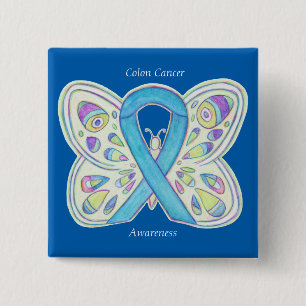 Coolon Cancer Butterfly-Button Button