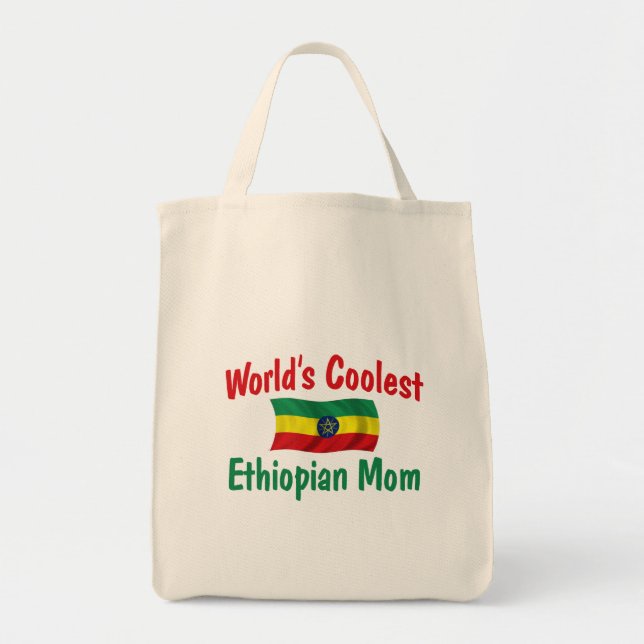 Coolste äthiopische Mama Tragetasche (Vorne)