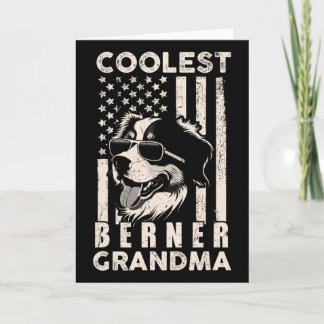 Coolste Berner Oma Vintage Amerikanische Flagge Lu Karte