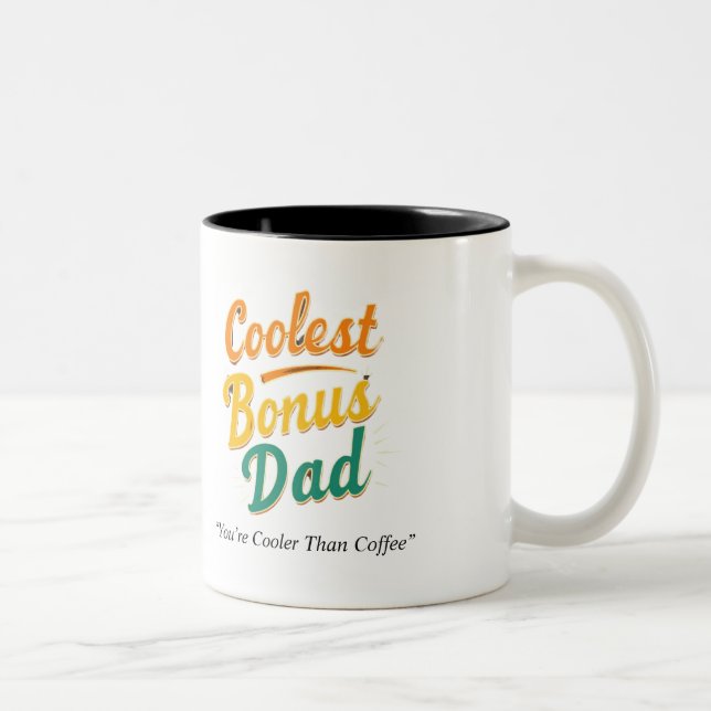 Coolste Bonus Vater Tasse - Custom Stepdad Gift (Rechts)