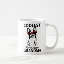 Coolste französische Oma, Funny French Bulldog