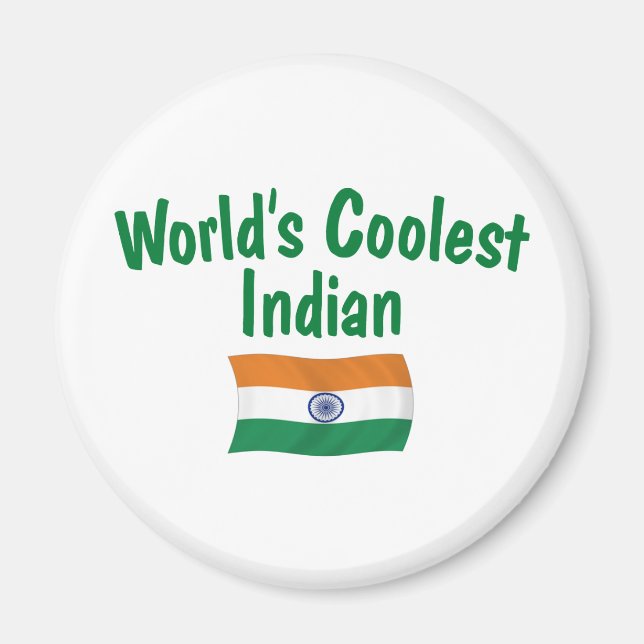 Coolste Indianer Magnet (Vorne)