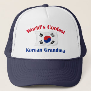 Coolste koreanische Großmutter Truckerkappe