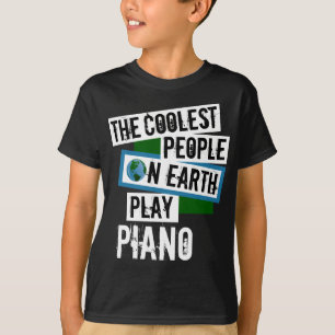 Coolste Leute spielen Klavier T-Shirt