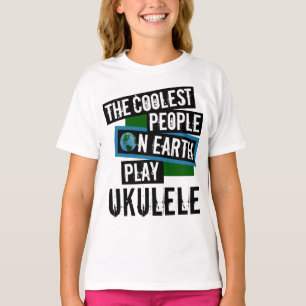 Coolste Leute spielen Ukulele T-Shirt