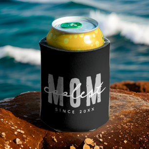 Coolste Mama seit 20XX Moderne, einfache Preppy Dosenkühler