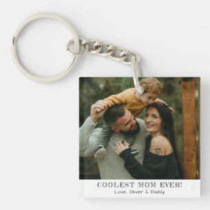 Coolste Mama überhaupt Foto Muttertags Erinnerunge Schlüsselanhänger