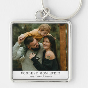 Coolste Mama überhaupt Foto Muttertags Erinnerunge Schlüsselanhänger