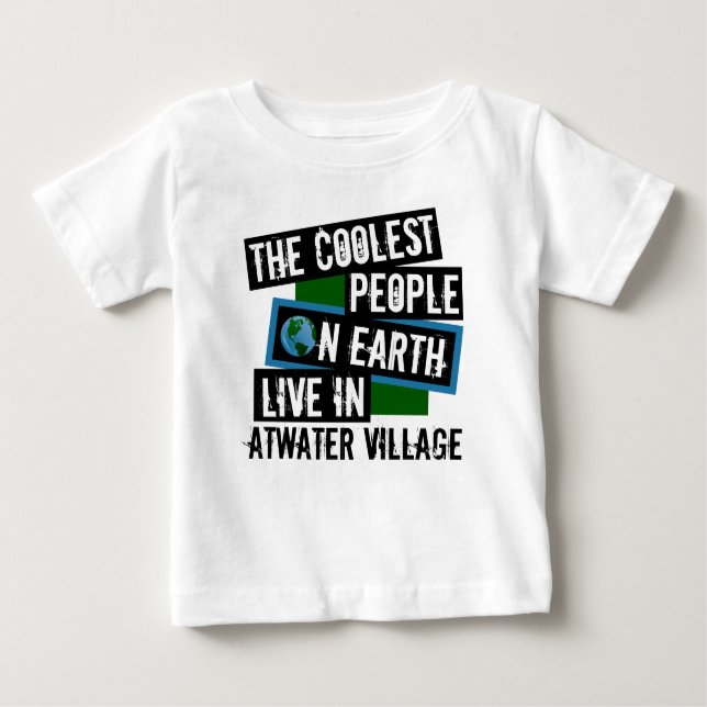Coolste Menschen leben in Atwater Village Baby T-shirt (Vorderseite)