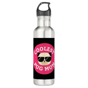 Coolste Mops-Mama Edelstahlflasche