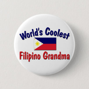 Coolste philippinische Großmutter Button
