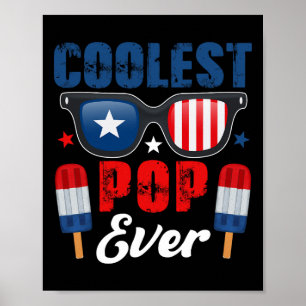 Coolste Pop Ever Sungles Eiscreme Als Amerikanisch Poster