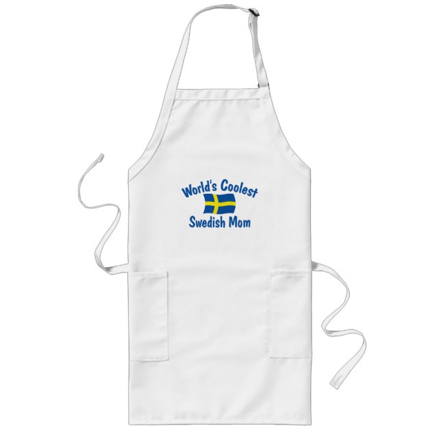 Coolste schwedische Mama Lange Schürze (Vorne)