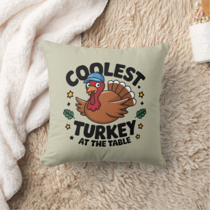 Coolste Türkei beim Erntedank am Tisch Kissen