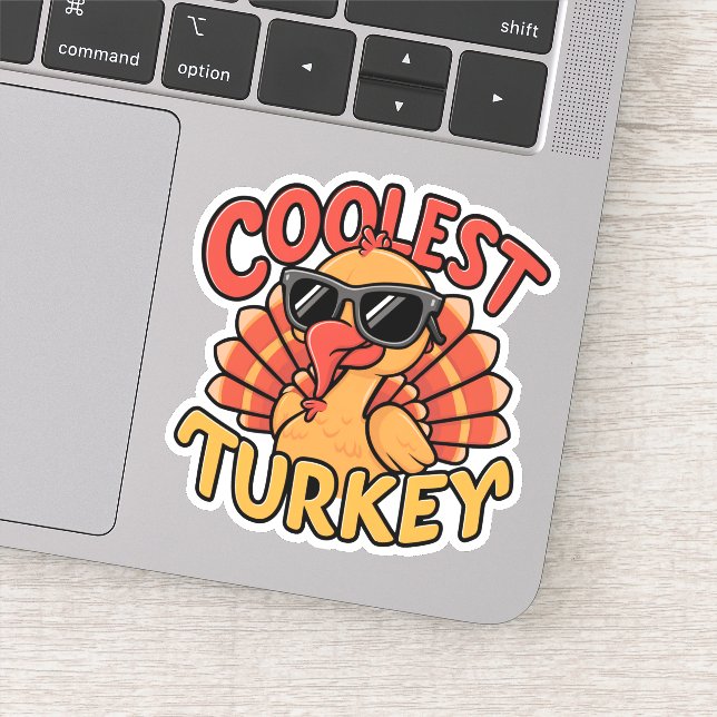 Coolste Türkei Kinder Erntedank Aufkleber (Detail)