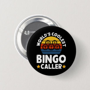 Coolster Bingo-Ansager der Welt Button