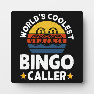 Coolster Bingo-Ansager der Welt Fotoplatte