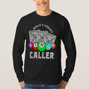 Coolster Bingo-Ansager Lotterie Bingo-Spieler Lott T-Shirt