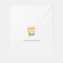 Coolster Bonus Vater Blanket - Geschenk für mein H Fleecedecke