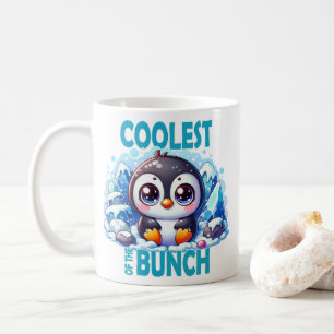 Coolster Bunch Pun Niedlicher Pinguin-Cartoon Kaffeetasse
