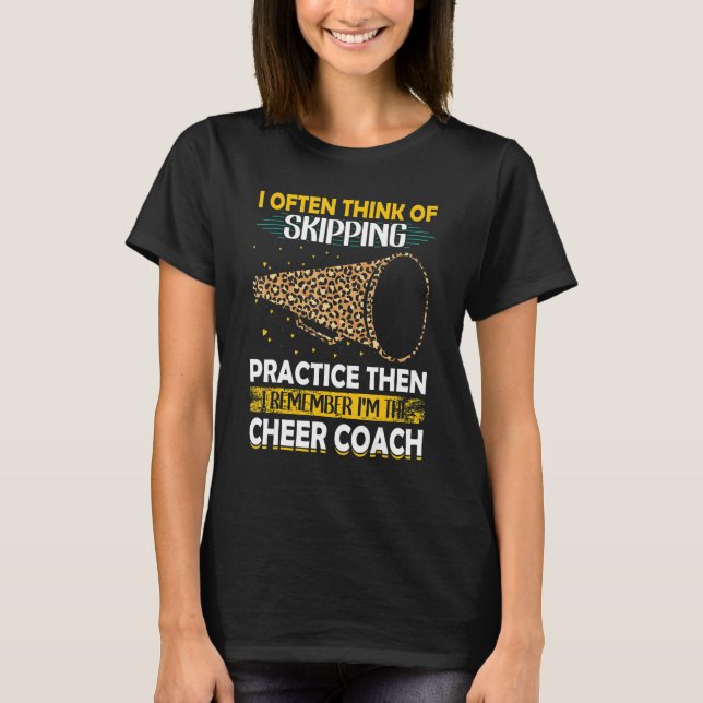 Coolster Cheer Coach Assistent Cheering Coaching L T-Shirt (Vorderseite)