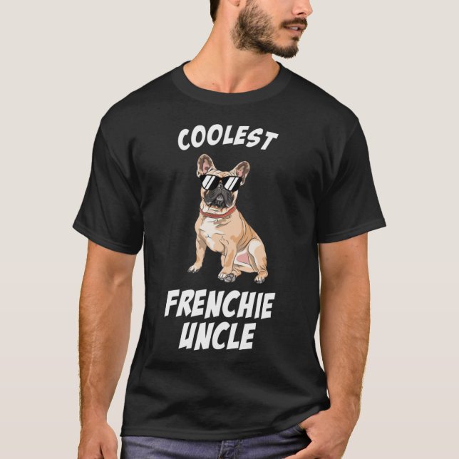 Coolster französischer Bulldog-Onkel T-Shirt (Vorderseite)