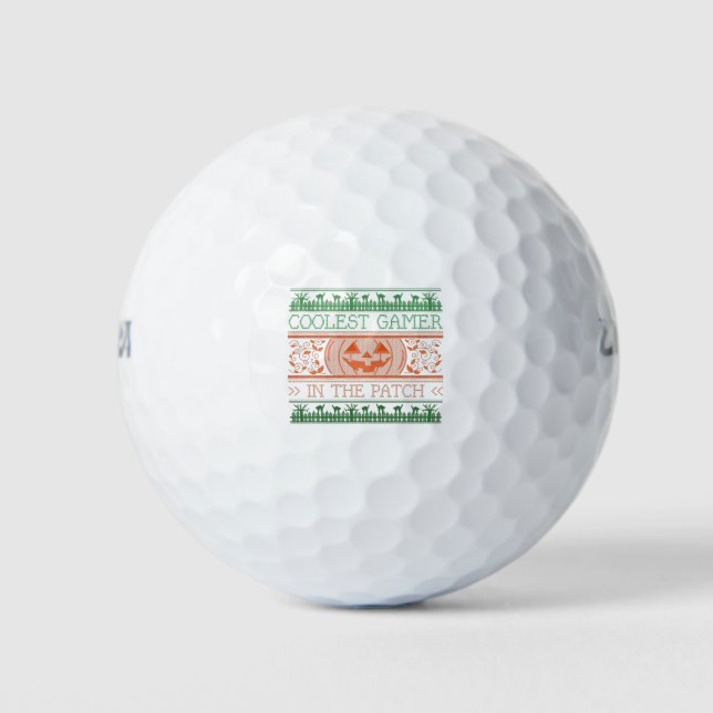 Coolster Gamer im Patch Golfball (Vorderseite)