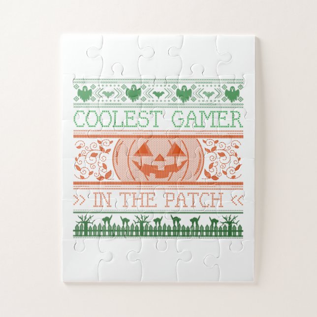 Coolster Gamer im Patch  Puzzle (Vertikal)