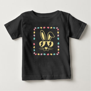 Coolster Hase mit Ostereierrahmen Baby T-shirt