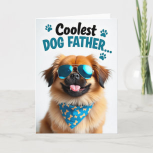 Coolster Hundepapa Teal Paw Karte