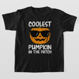 Coolster Kürbis im Patch, Halloween T-Shirt