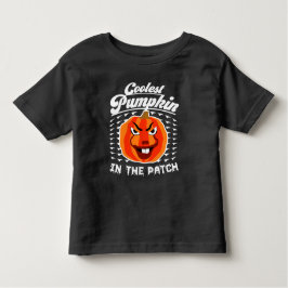 Coolster Kürbis in den Patch - lustiges Halloween Kleinkind T-shirt