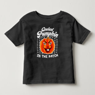 Coolster Kürbis in den Patch - lustiges Halloween Kleinkind T-shirt