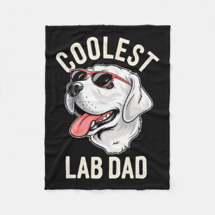 Coolster Labrador Vater Dog Labrador Hundebesitzer Fleecedecke