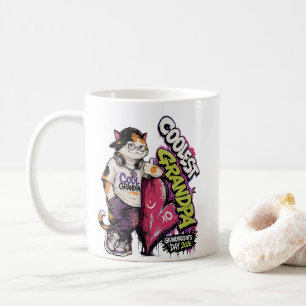 Coolster Opa Hip Hop Dreifarbig Großelterntag Kaffeetasse