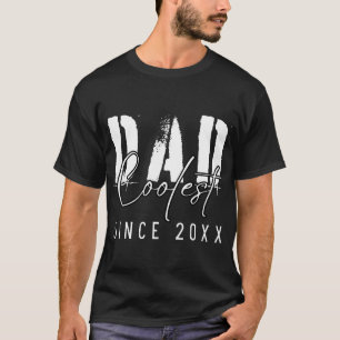 Coolster Papa seit 20XX lustiger Vater T-Shirt