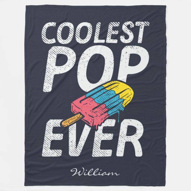 Coolster Pop je Eiskrem Popscion Fleecedecke (Vorderseite)