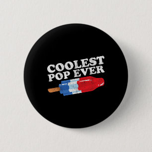 Coolster Pop je Popsicle Funny Retro Bomb Väter Button