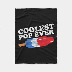 Coolster Pop je Popsicle Funny Retro Bomb Väter Fleecedecke