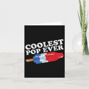 Coolster Pop je Popsicle Funny Retro Bomb Väter Karte