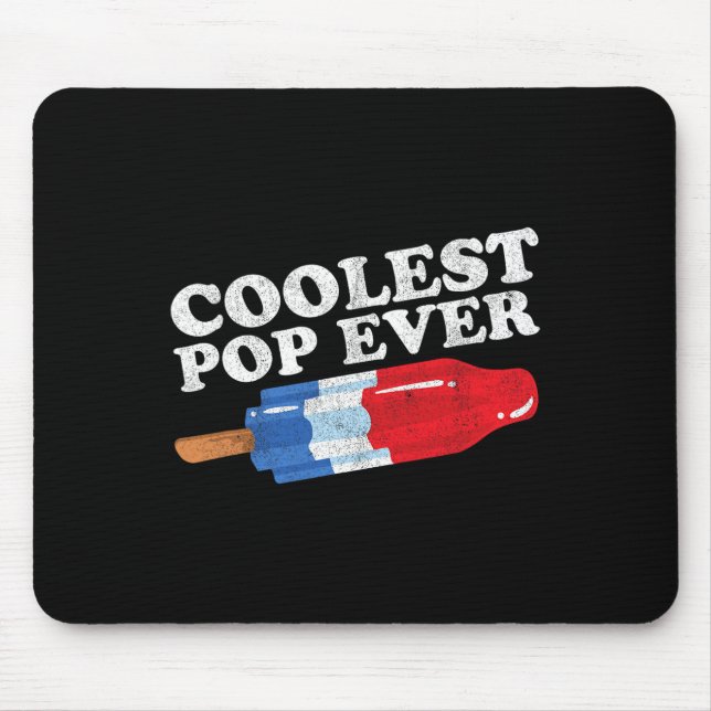 Coolster Pop je Popsicle Funny Retro Bomb Väter Mousepad (Vorne)
