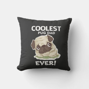 Coolster Pug-Vater Ever Kissen