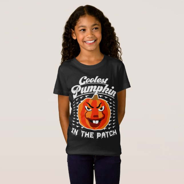 Coolster Pumpkin - Funny Fall & Halloween Teemhemd T-Shirt (Vorne ganz)