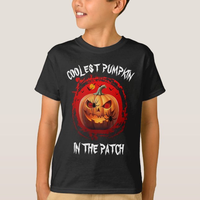 COOLSTER PUMPKIN IM PATCHKUSTOM T-Shirt (Vorderseite)