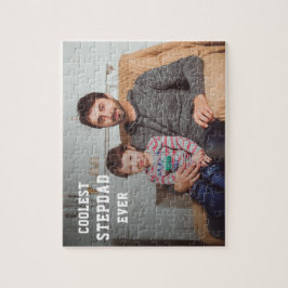Coolster Stepdad je Personalisierter Foto Vater Puzzle