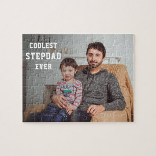 Coolster Stiefvater überhaupt Personalisiertes Fot Puzzle
