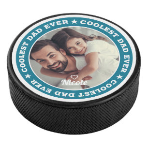 Coolster Vater Aller Zeiten Modernes Benutzerdefin Eishockey Puck