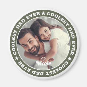 Coolster Vater Aller Zeiten Modernes Benutzerdefin Magnet