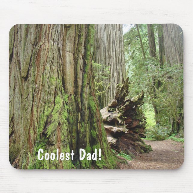 Coolster Vater! Geschenke mousepad Big Redwood Tre (Vorne)