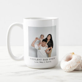 Coolster Vater je Foto Vatertag Erinnerungen Gesch Kaffeetasse